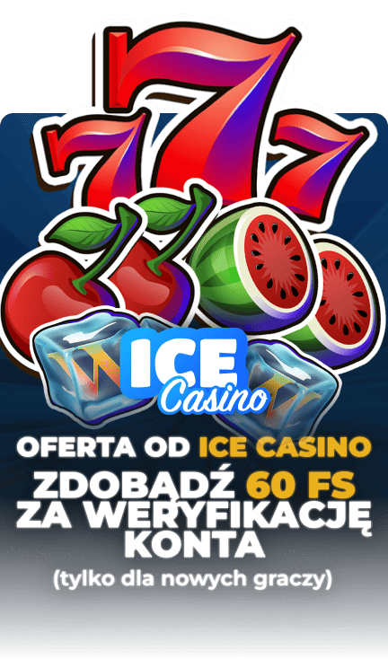 bonusowa oferta od Ice Casino na 60 free spins