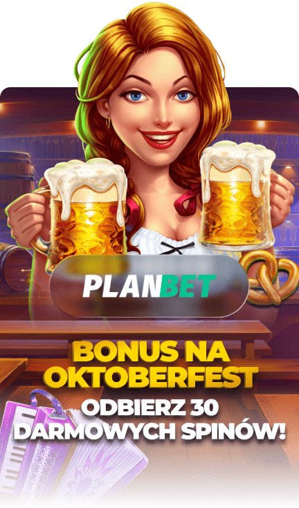 30 darmowych obrotów bez depozytu w kasynie PlanBet