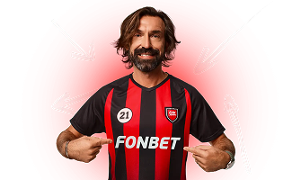 baner z Andrea Pirlo dołącza do FONBET!