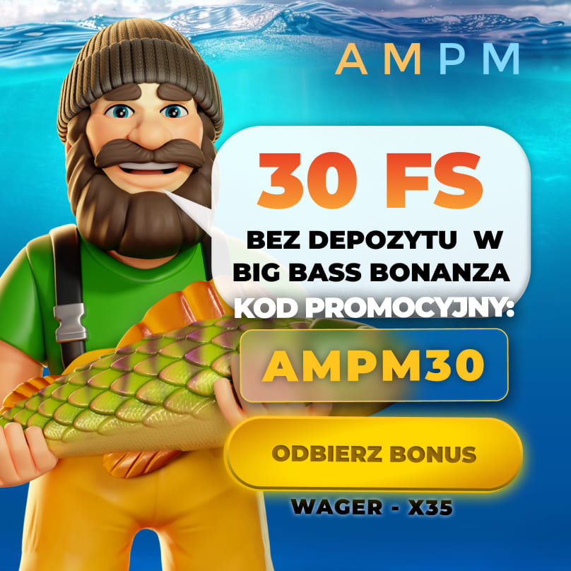 Interfejs Ampm casino z widocznymi grami i bonusami