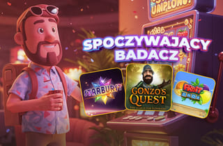 obraz zrelaksowanego odkrywcy gier